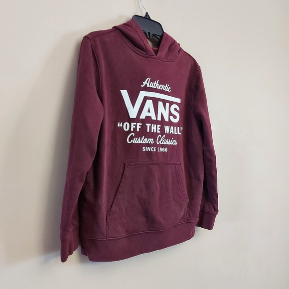 Van size medium burgandy hoodie - Picture 2 of 7